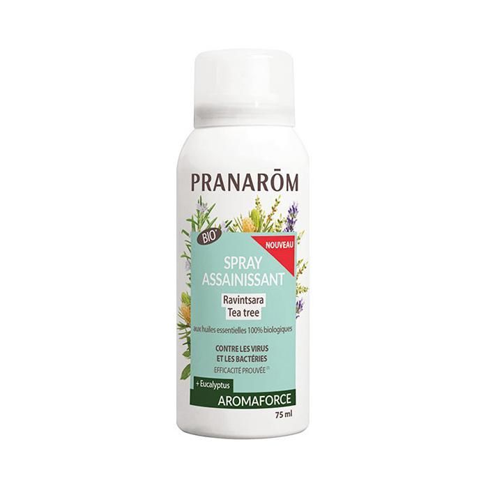 Pranarom Aromaforce Ontsmettingsspray Ravintsara Tea Tree Biologisch 75ml