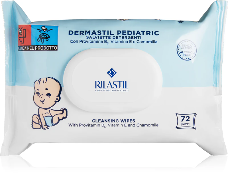 Rilastil Dermastil Pediatric milde reinigingsdoekjes voor kinderen