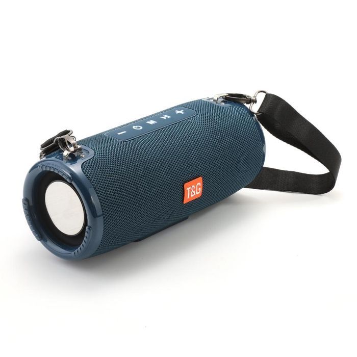 Altoparlante Bluetooth portatile impermeabile ad alta potenza YONIS con radio FM e slot per scheda TF - Blu