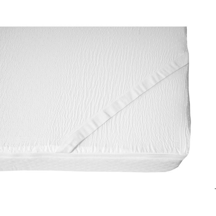 10cm Surmatelas en mousse à froid HWC-E63, Couvre-matelas, housse de matelas - 140x200cm