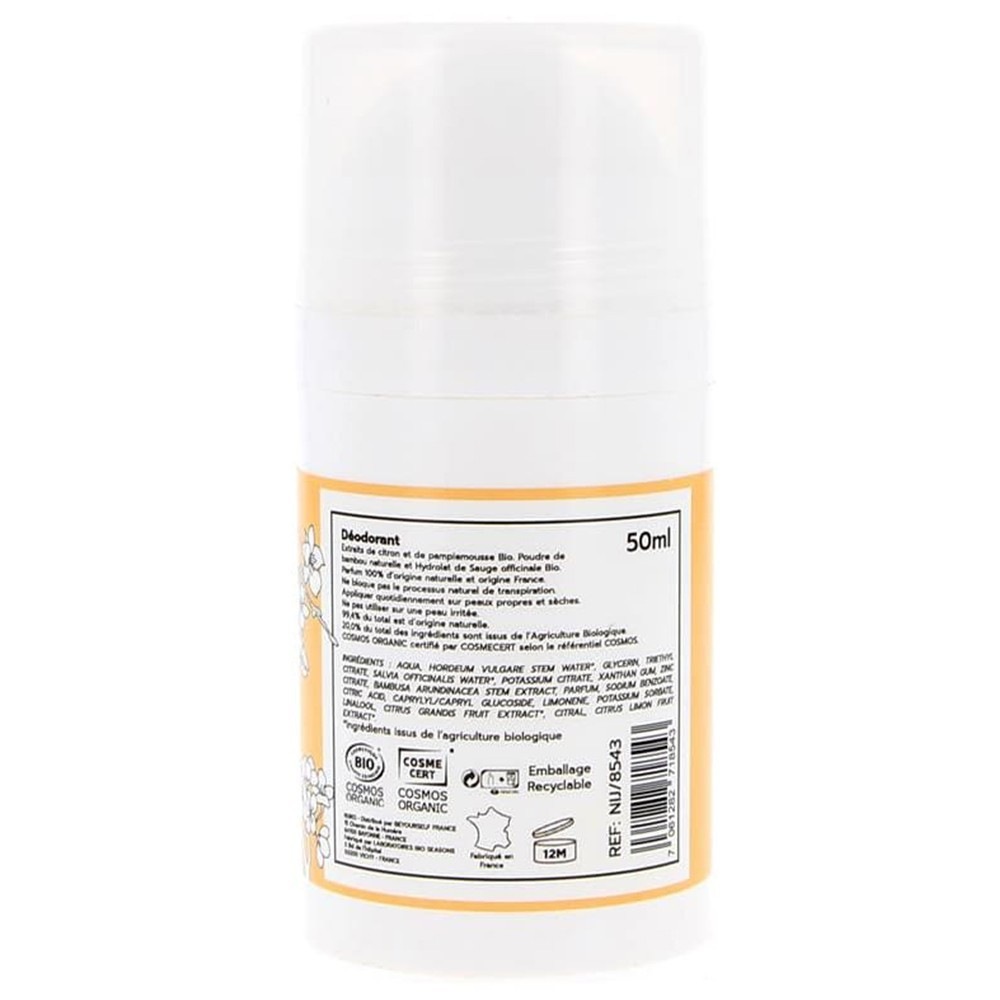 NIJIKO Déodorant Bio aux Agrumes