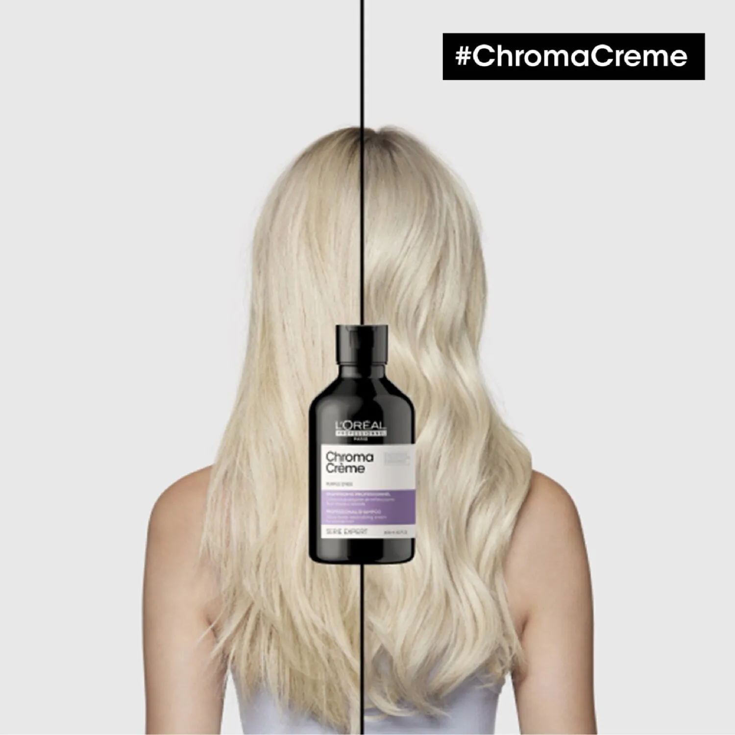 Serie Expert Chroma Creme - șampon violet pentru păr blond