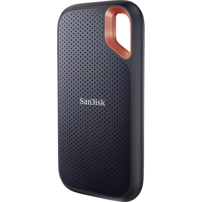 SSD externo SanDisk Extreme® - 2 TB - USB 3.2 Gen 2 - À prova d'água e poeira - Preto