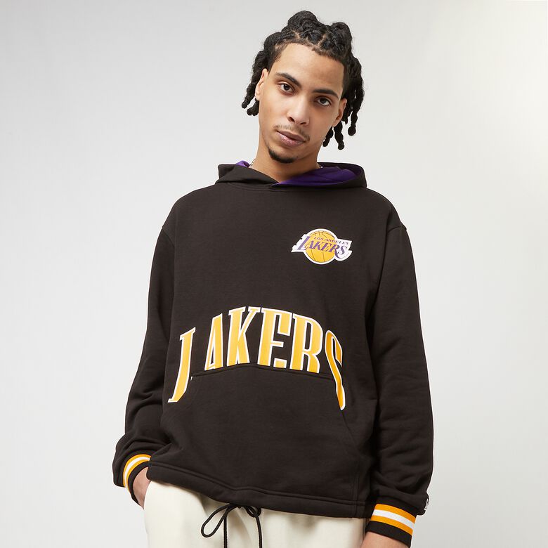 Felpa oversize con grafica ad arco NBA dei Los Angeles Lakers