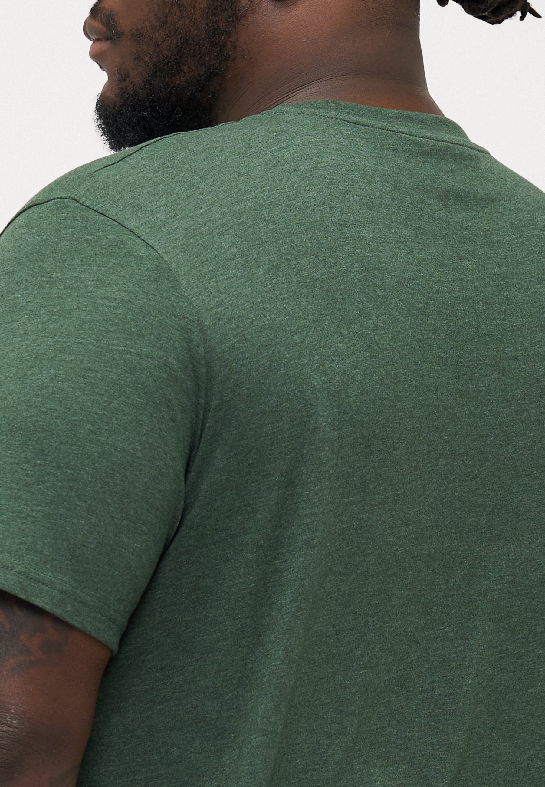Jack & Jones JJSTANLI T-shirt met ronde hals, 5 stuks - T-shirt met print - wit/zwart/marineblauw/groen/staalblauw