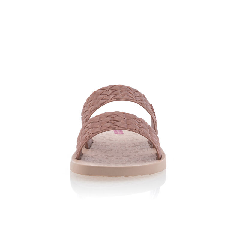 Rosa sandaler med rem för kvinnor