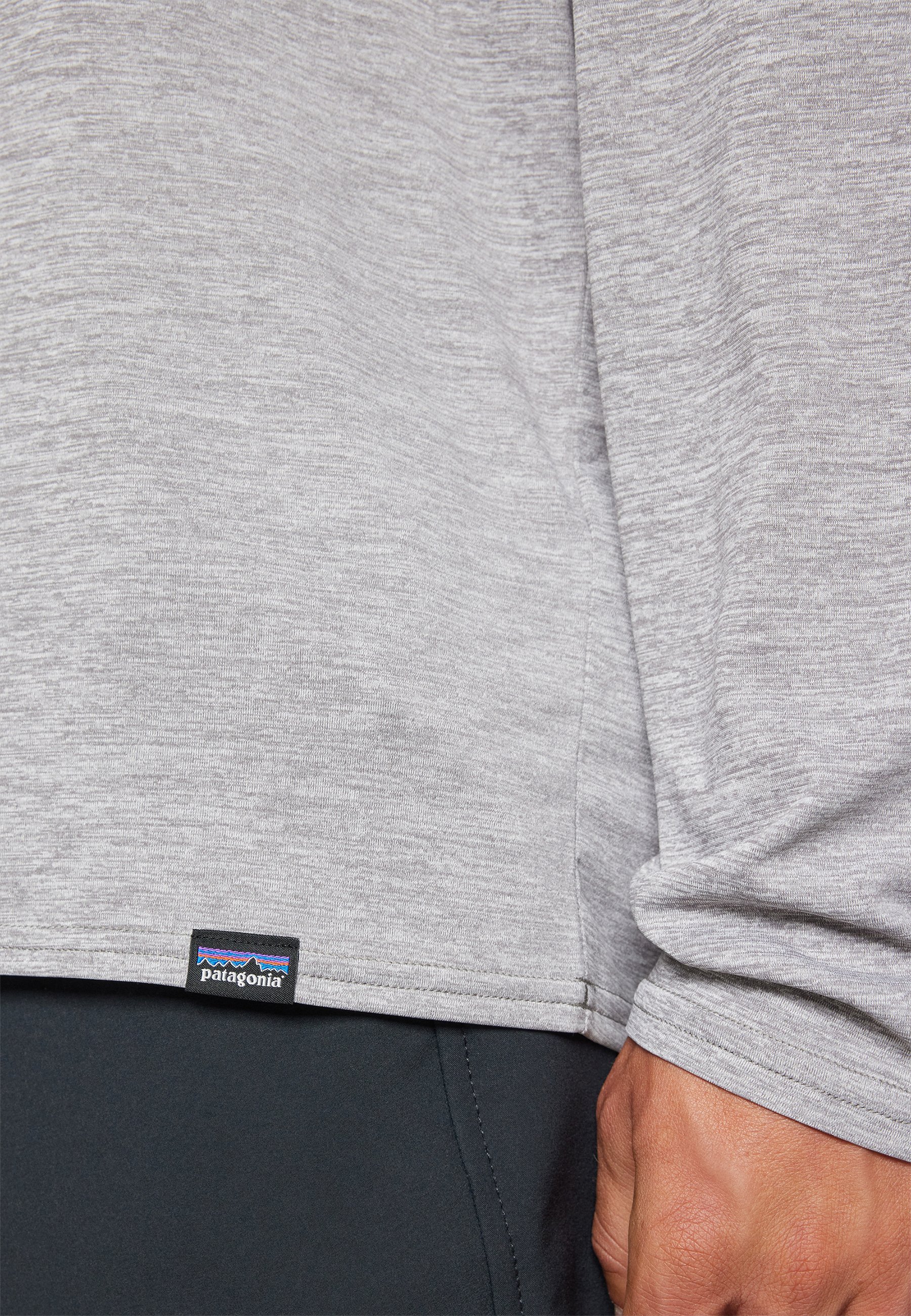 Patagonia DAILY GRAPHIC WATERS - Top met lange mouwen - abaloneblauw/veergrijs