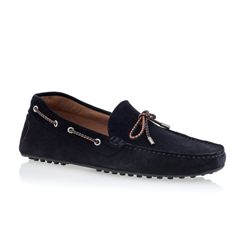 Blaue Herren-Loafer/Bootsschuhe