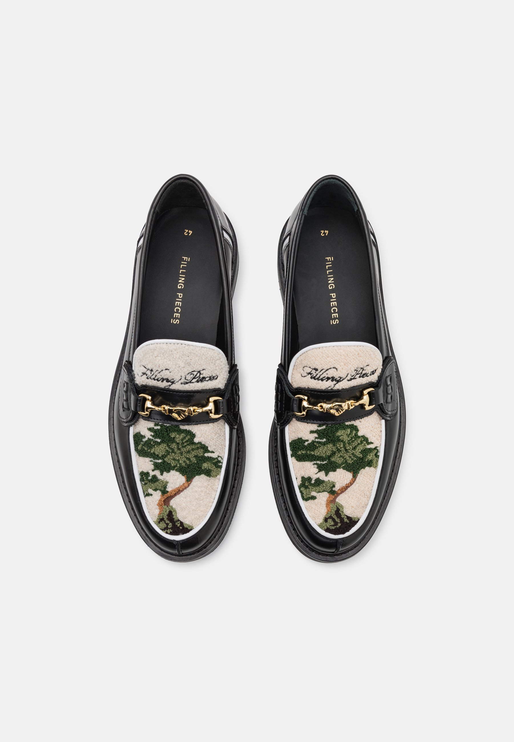 LOAFER BONSAI UNISEX - Slip-ons - black Filling Pieces