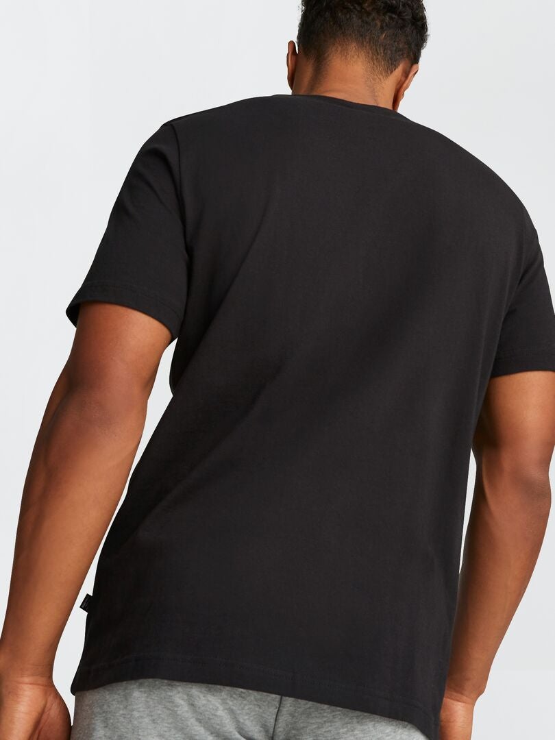'Puma' T-shirt - ZWART