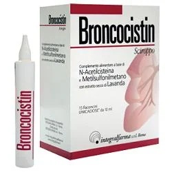Broncocystine siroop, voedingssupplement voor de gezondheid van de luchtwegen, 15 flessen