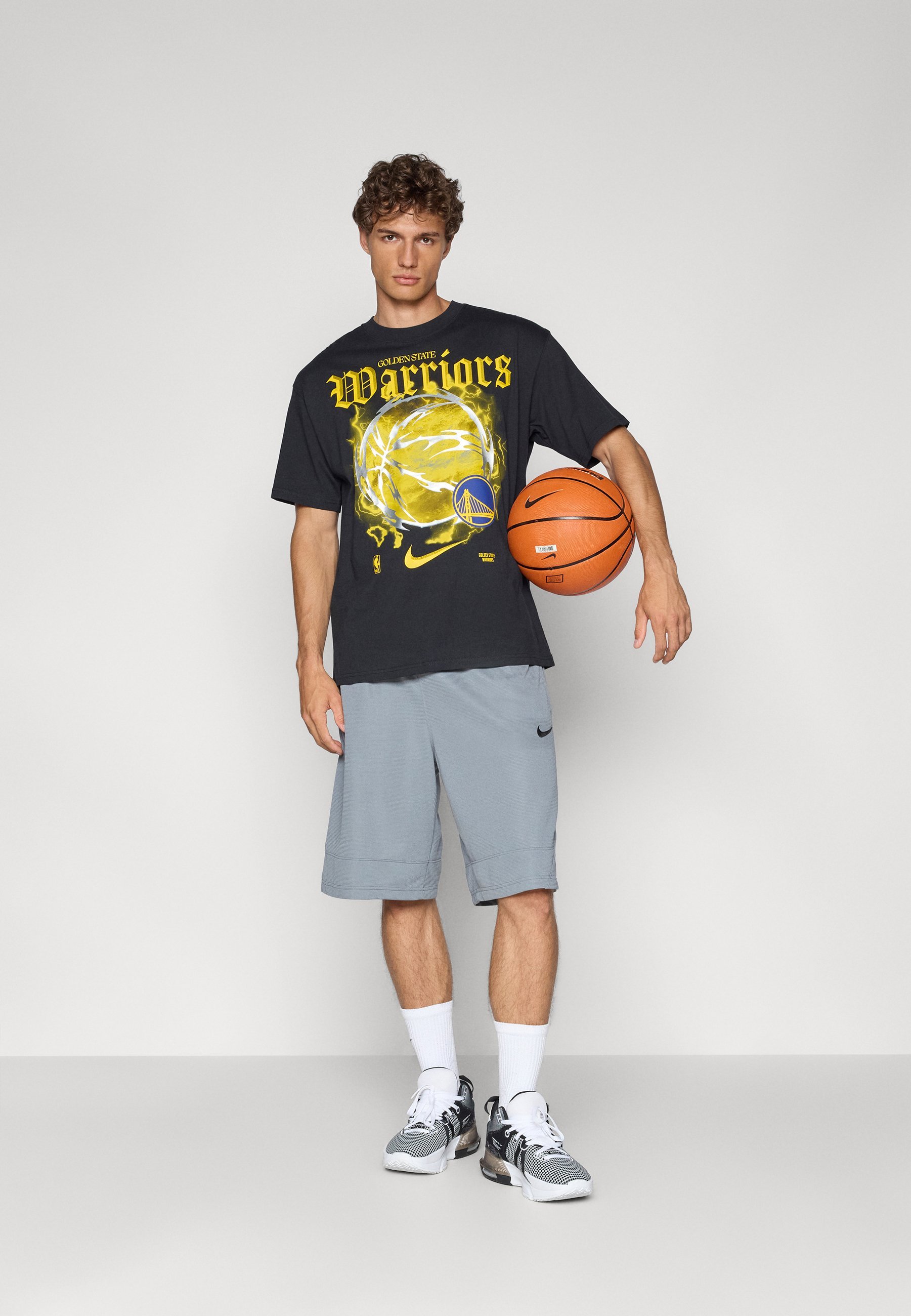 Nike Performance GOLDEN STATES WARRIORS M90 T-shirt - Clubkleding - zwart