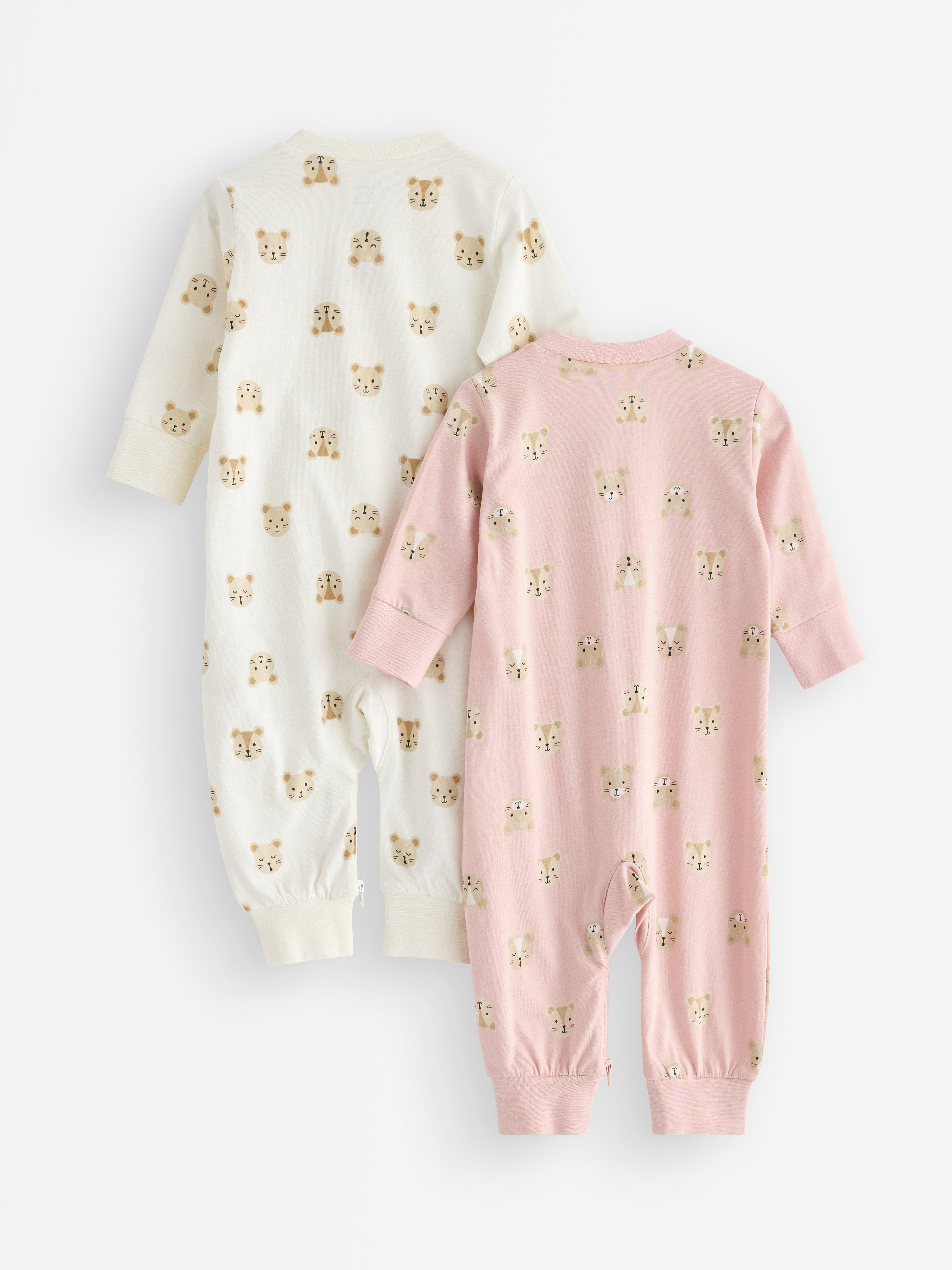 Conjunto de 2 pijamas rosa claro