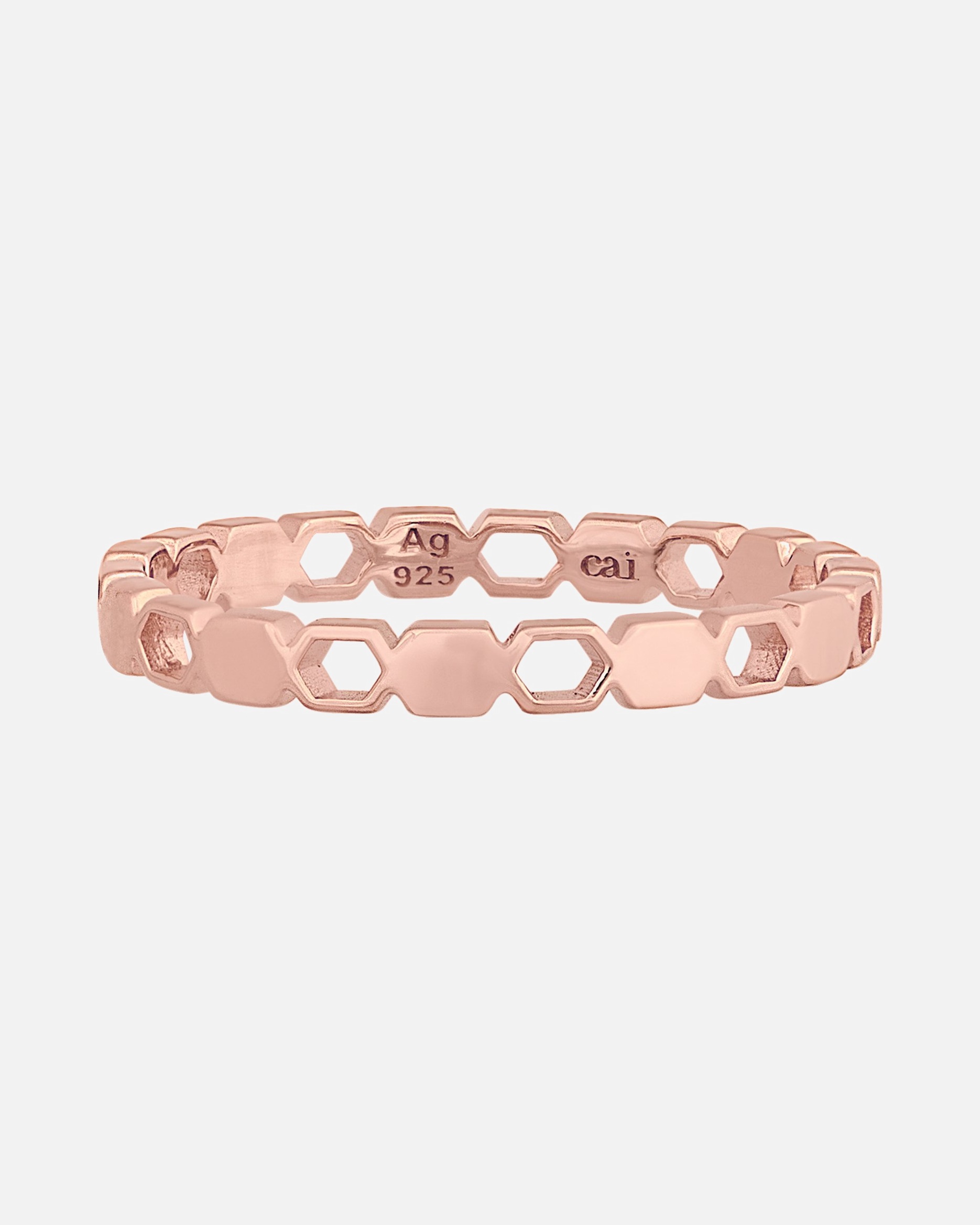 caï Bagues or rose