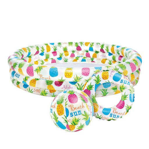 Piscine + Bouée et ballon 51 cm