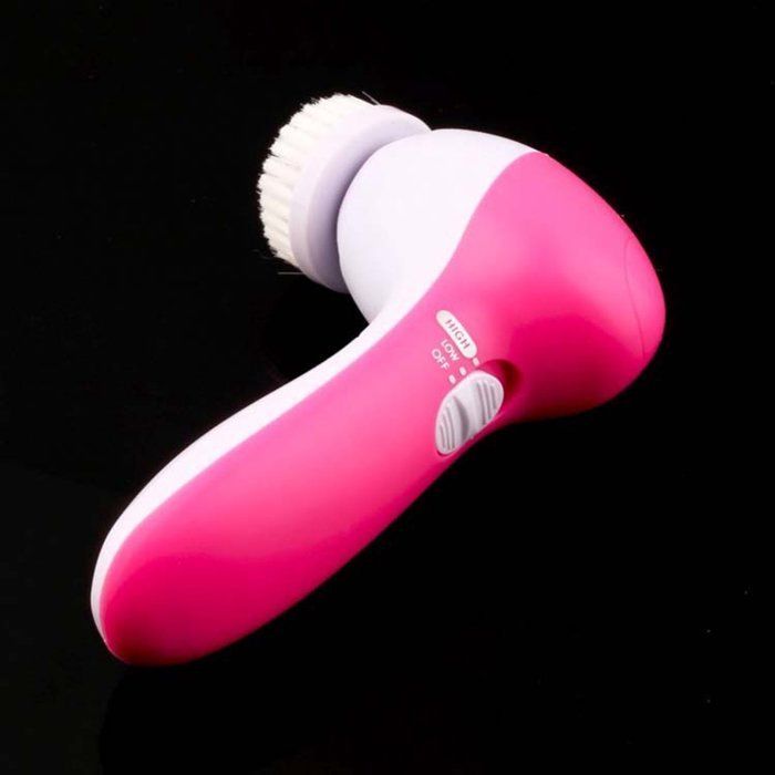 5-in-1 Electric Facial Cleansing Brush, Waterproof Electric Beauty Brush, Facial Cleansing Tool, Suitable for All