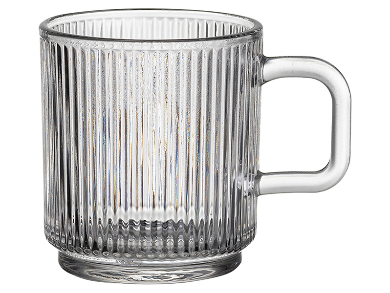Kubek szklany Lusi 340 ml transparentny