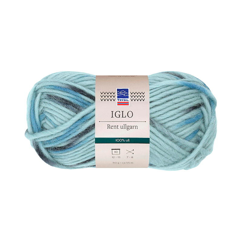 Iglo wollen garen blauwdruk