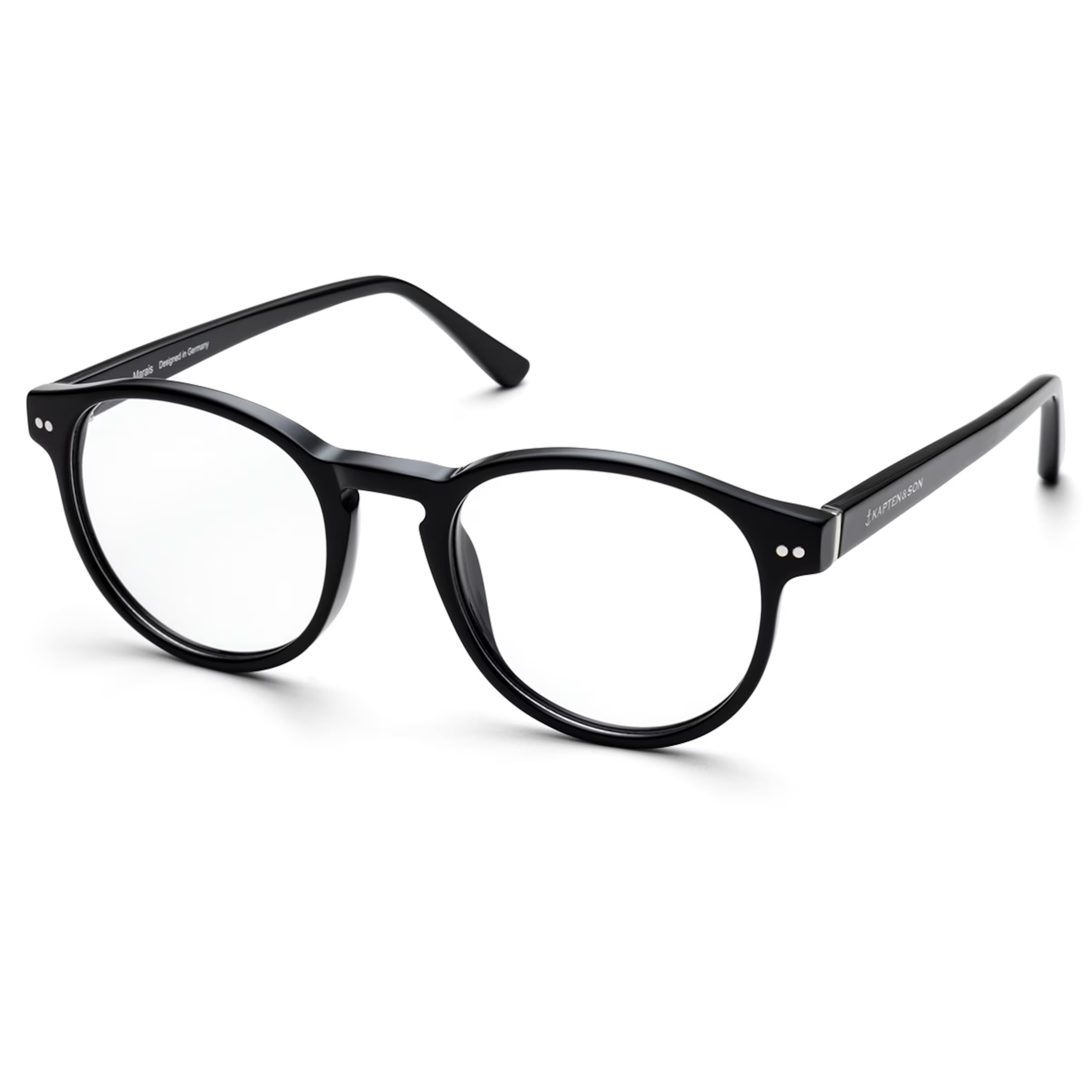 Lunettes de soleil Marais Small Shine noires avec verres correcteurs