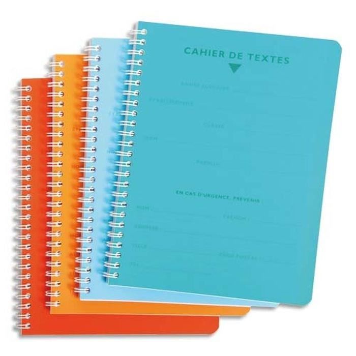 124-page lined notebook with integral binding