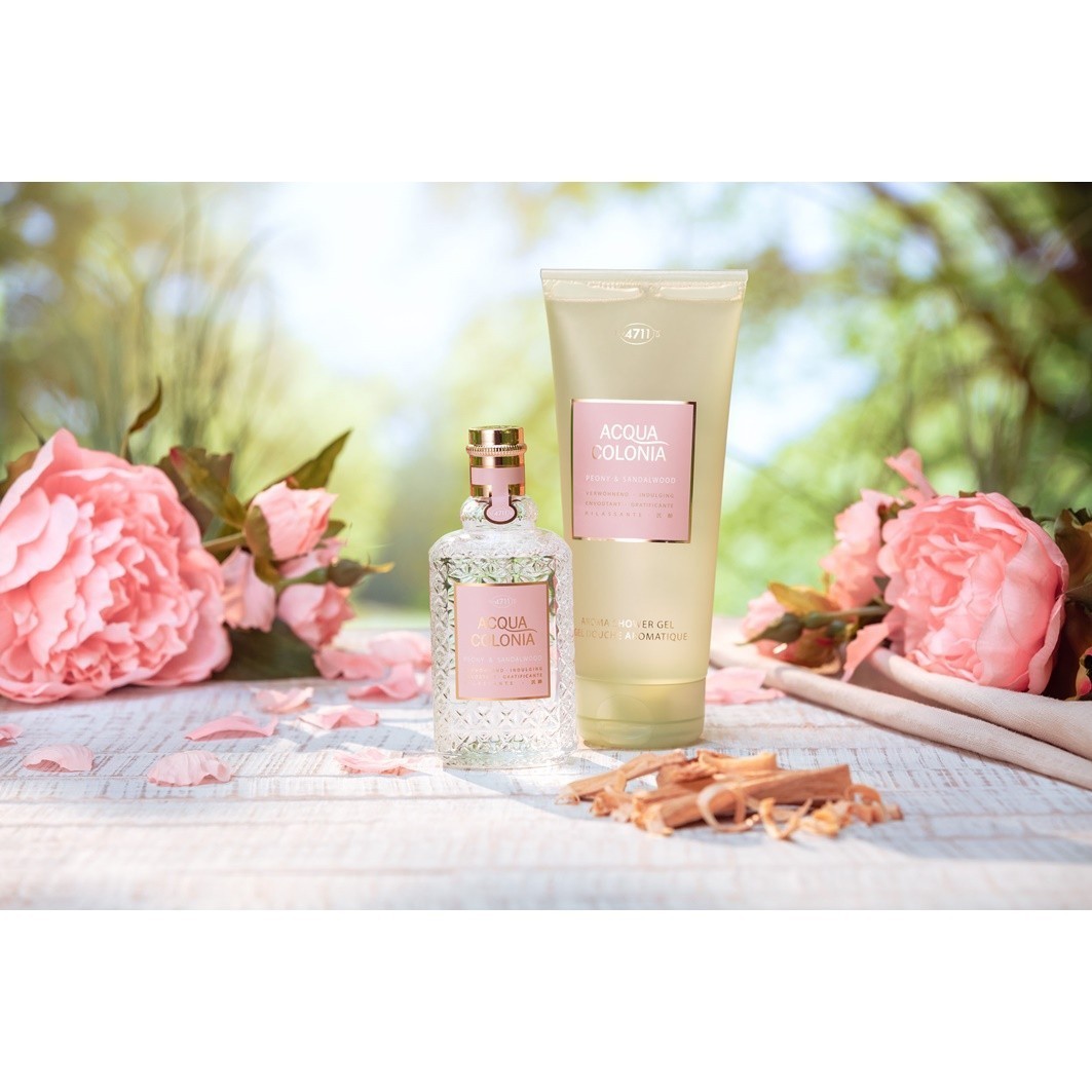4711 Acqua Colonia gel za tuširanje s mirisom božura i sandalovine - 200 ml