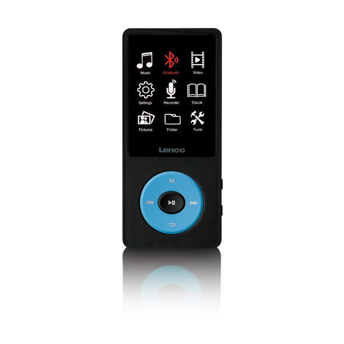 Lettore MP3/MP4 Lenco Xemio-860BU con Bluetooth® e memoria interna da 8 GB - Blu