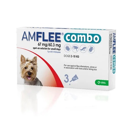 AMFLEE Amflee Combo 67 mg/60,3 mg Honden (210 kg) Krka 3 pipetten