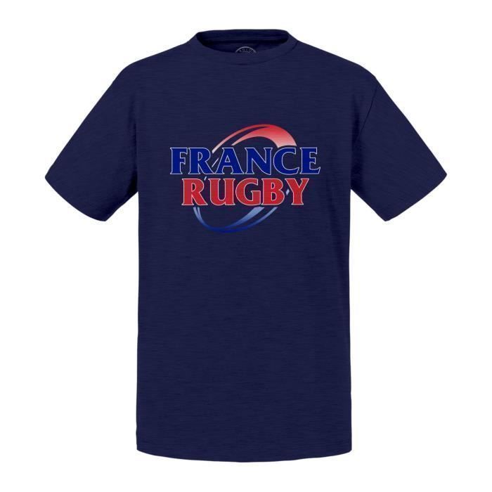 T-shirt per bambini - Favolosa - Blu - Maniche corte - Rugby - Design elegante