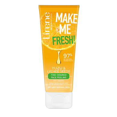 Lirene Make Me Fresh Yuzu Moringa Oil Fruity Face Exfoliating Gel med Yuzu Peeling-effekt 75 ml