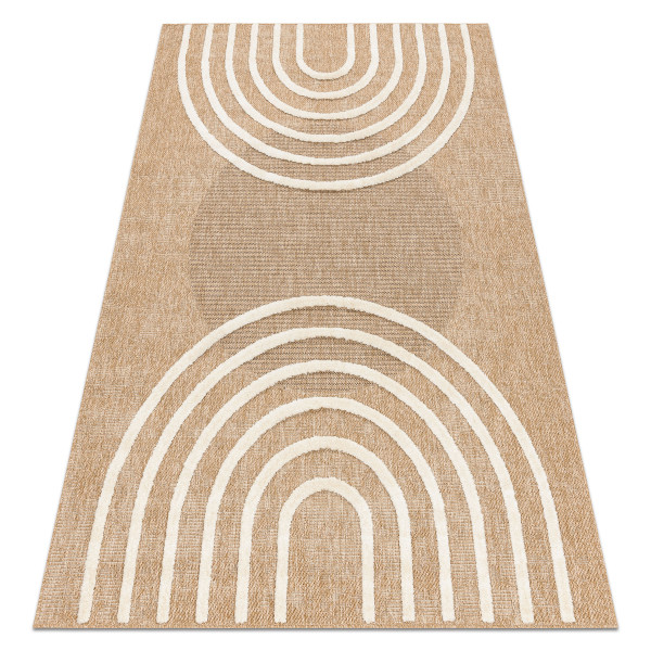 Dywan SPARK 0688A beż / krem - Geometryczny, 80x150 cm
