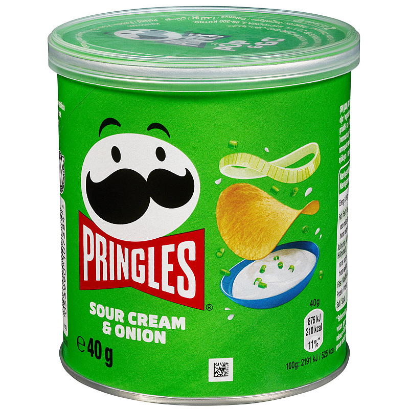 Pringles 40 g Crème fraîche & ui