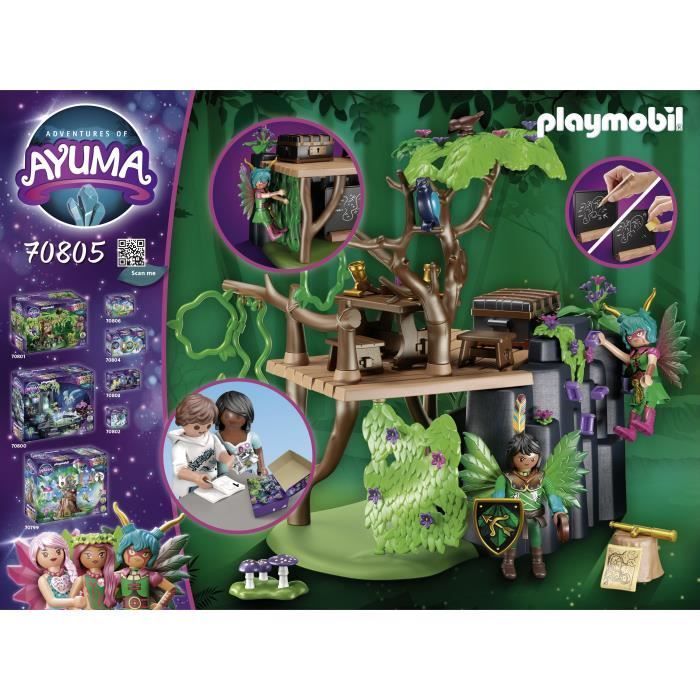 PLAYMOBIL - 70805 - AYUMA - Camp d'entraînement des fées avec 2 figurines et animaux