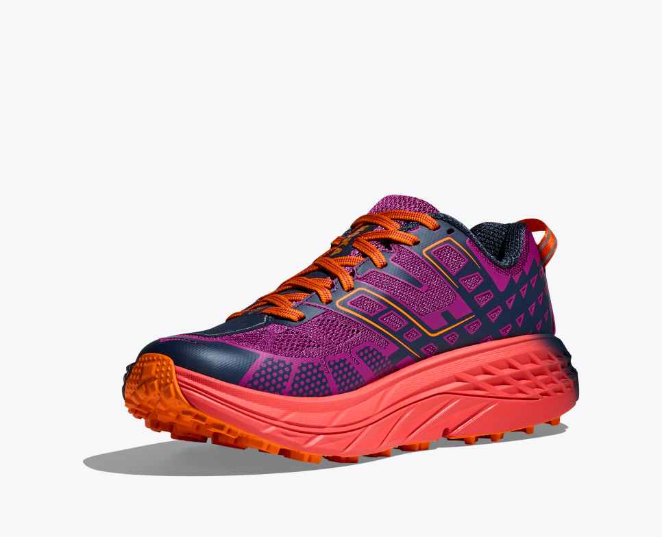 HOKA Speedgoat 2 Villblomst / Elektrisk mandarin