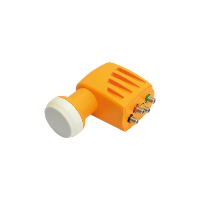 LNB Quattro - Televes - A-VA-HB-VB G57DB - Couleur Jaune - 747701