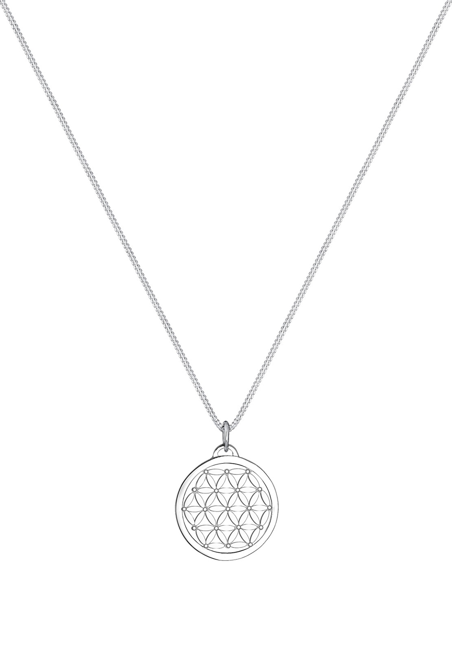Elli Fleur de Vie Collier Femme (925/1000) Argent