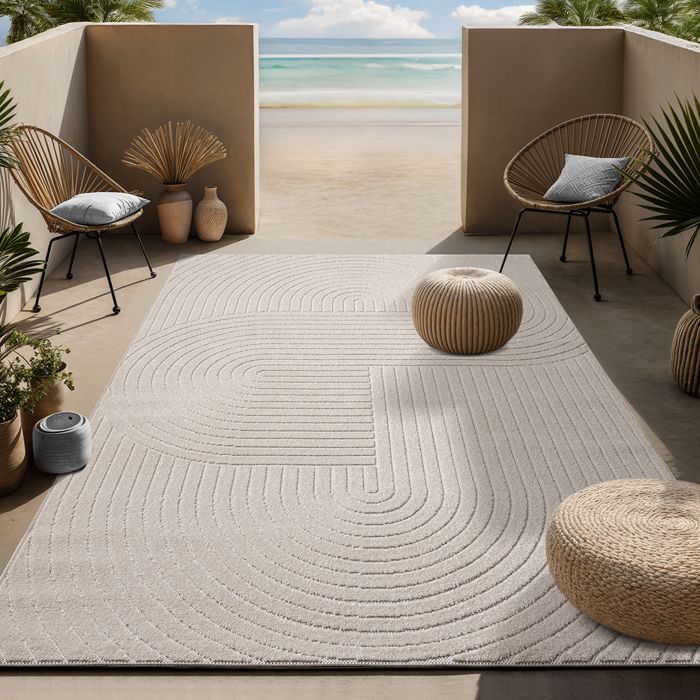 Tapis de Salon Moderne - THE CARPET - Santo Plus - Crème - 240 x 340 cm