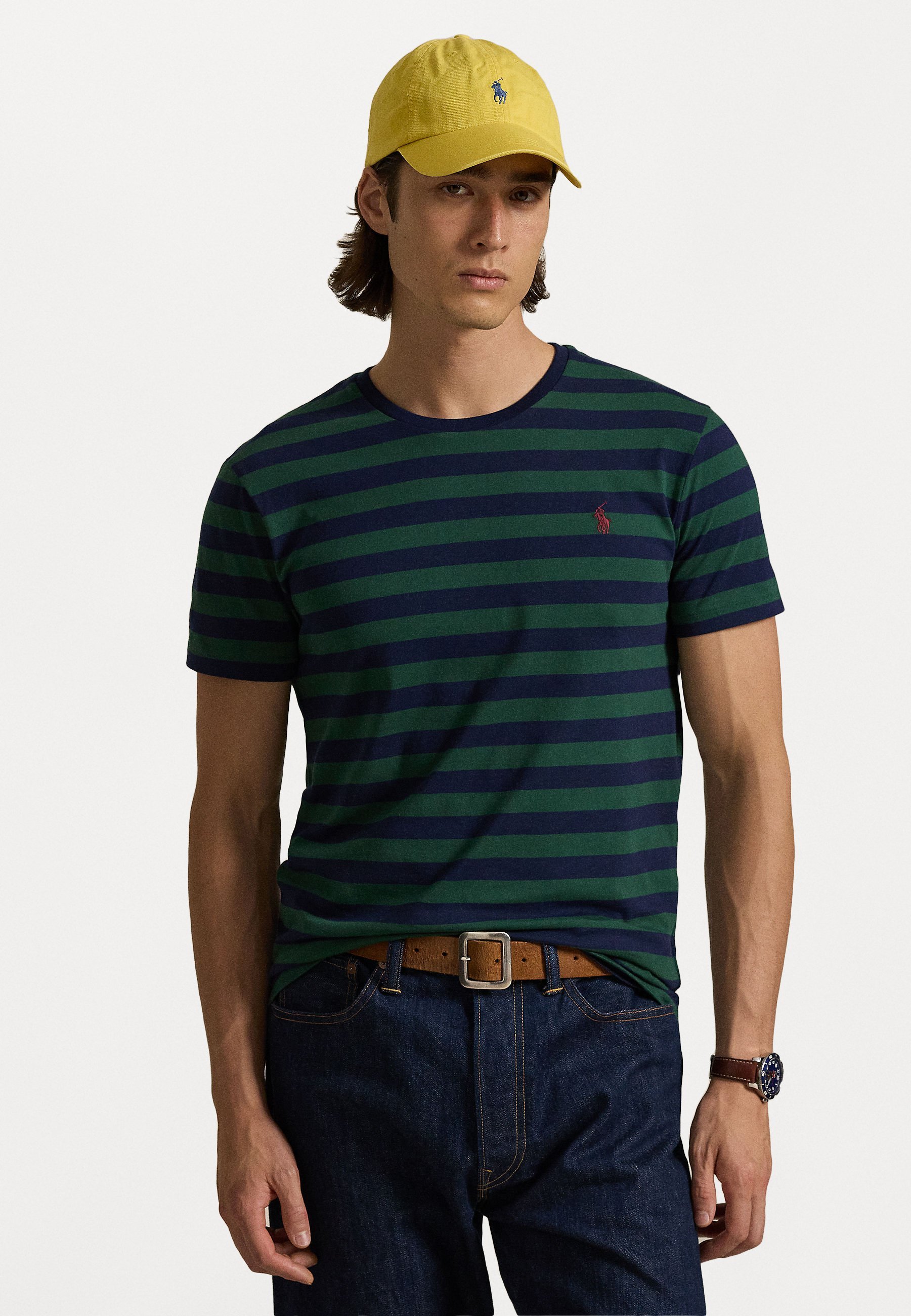 Polo Ralph Lauren SSCNCMSLM2-T-shirt met korte mouwen - T-shirt met print - vintage pine/cruise navy
