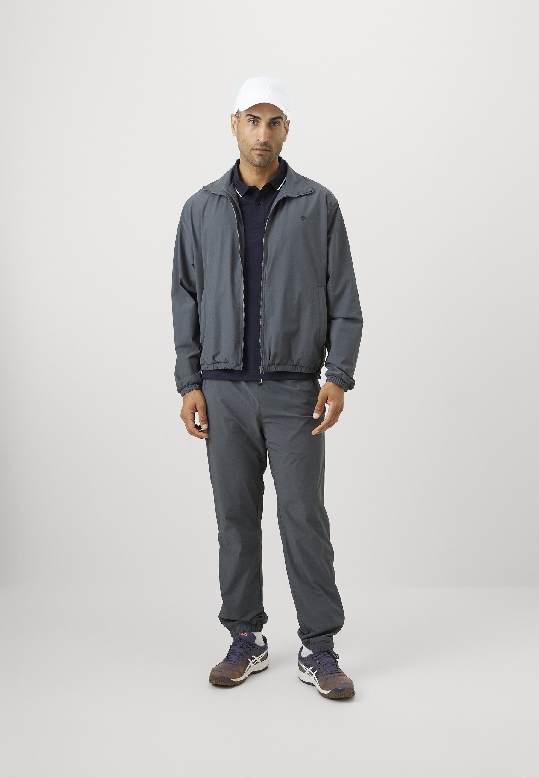 Björn Borg ACE TRACK JACKET - Trainingsjack - asfalt