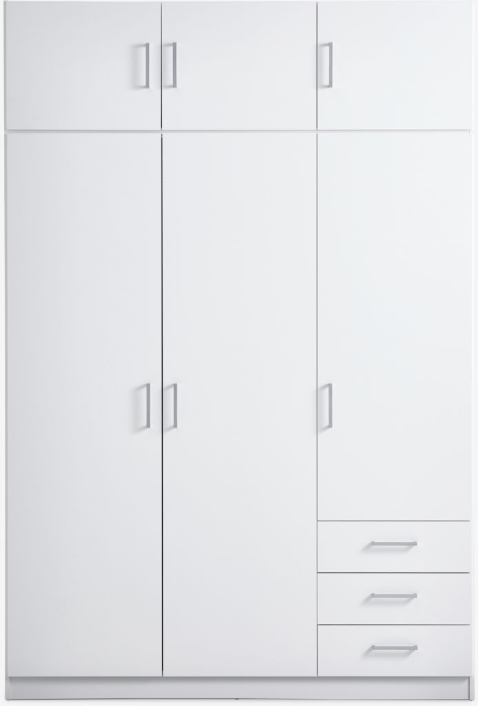 FANDRUP FANDRUP ormarić 145x176 3 vrata/3 ladice bijeli