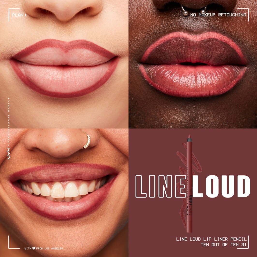 NYX Professional Makeup Lipliner Line Loud svinčnik za ustnice - 1,2 g