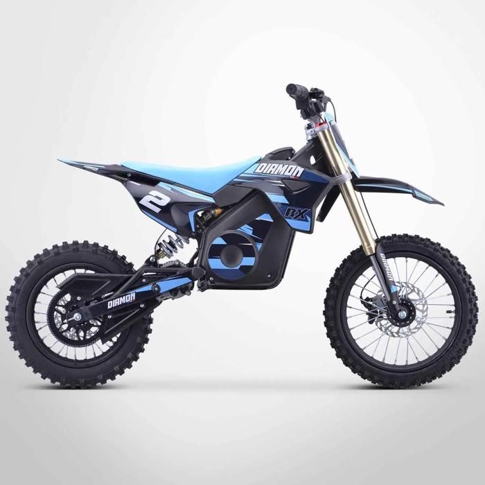 Elektrische kindermotorfiets 1600W / ORION 1600W Motocrossfiets / 14/12 / Blauw