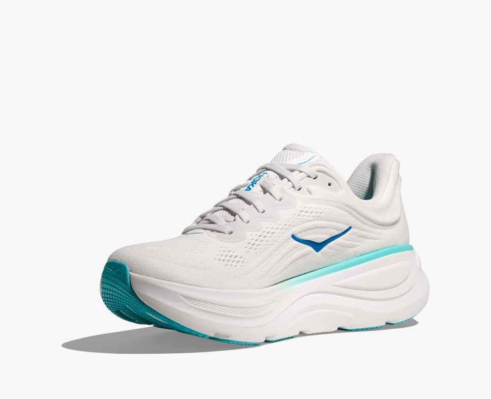 HOKA Bondi 9 Blanc / Hoka Bleu