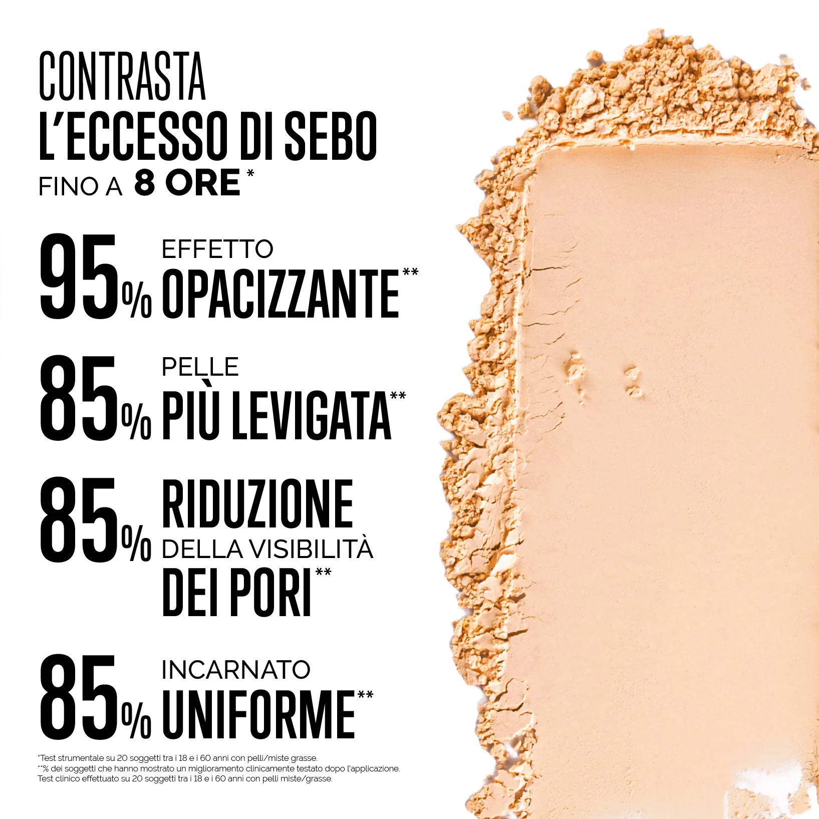 Viso VELVET LOCK - Cipria compatta