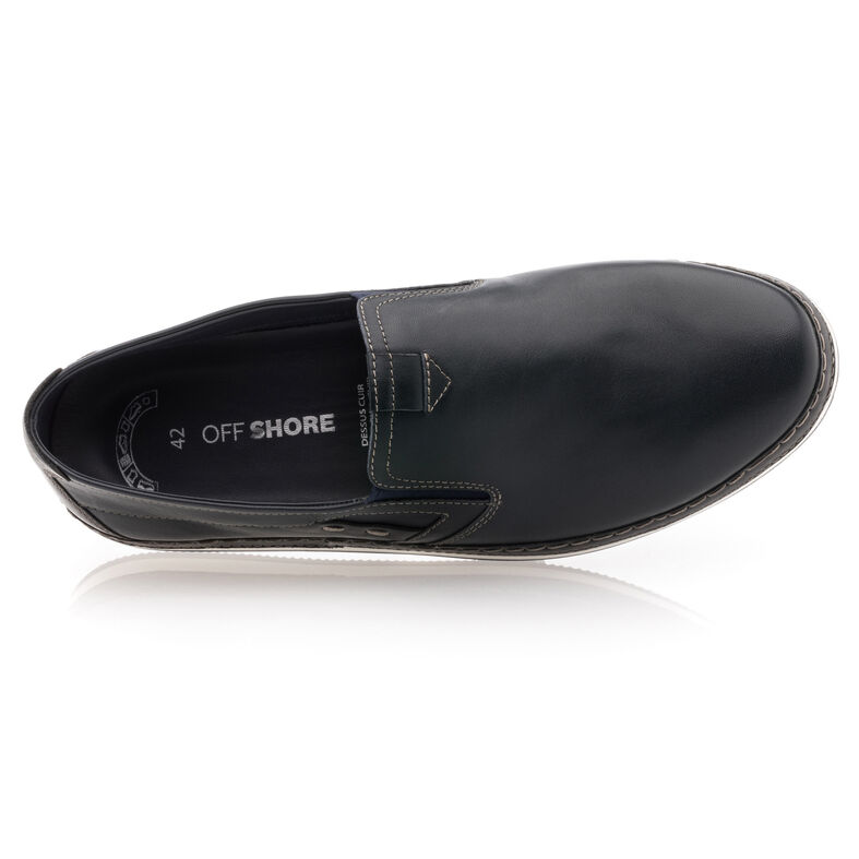 Blaue Herren-Loafer/Bootsschuhe