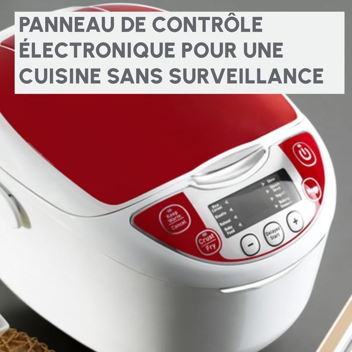 Multicooker - Moulinex - 5 L - 750 W - 12 programmi - Ciotola antiaderente rimovibile