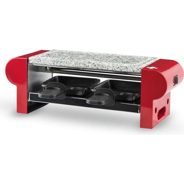 HKOENIG Raclette Grill - RP2 - Serves up to 2 people - Granite plate - Adjustable temperature - 350 W