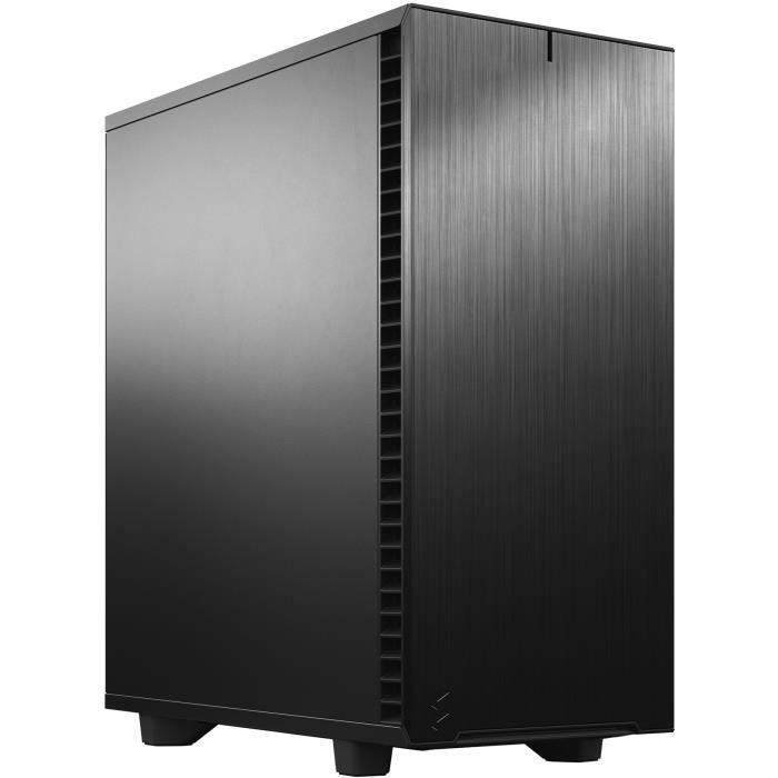 FRACTAL DESIGN Define 7 Compact PC Case - Solid Panel - Black - ATX Format (FD-C-DEF7C-01)