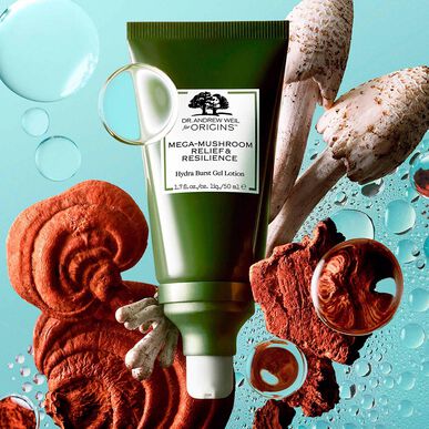 Origins Mega Mushroom Relief & Resilience -geelivoide Välittömästi kosteuttava punoitusta ehkäisevä geeli 50 ml 50 ml