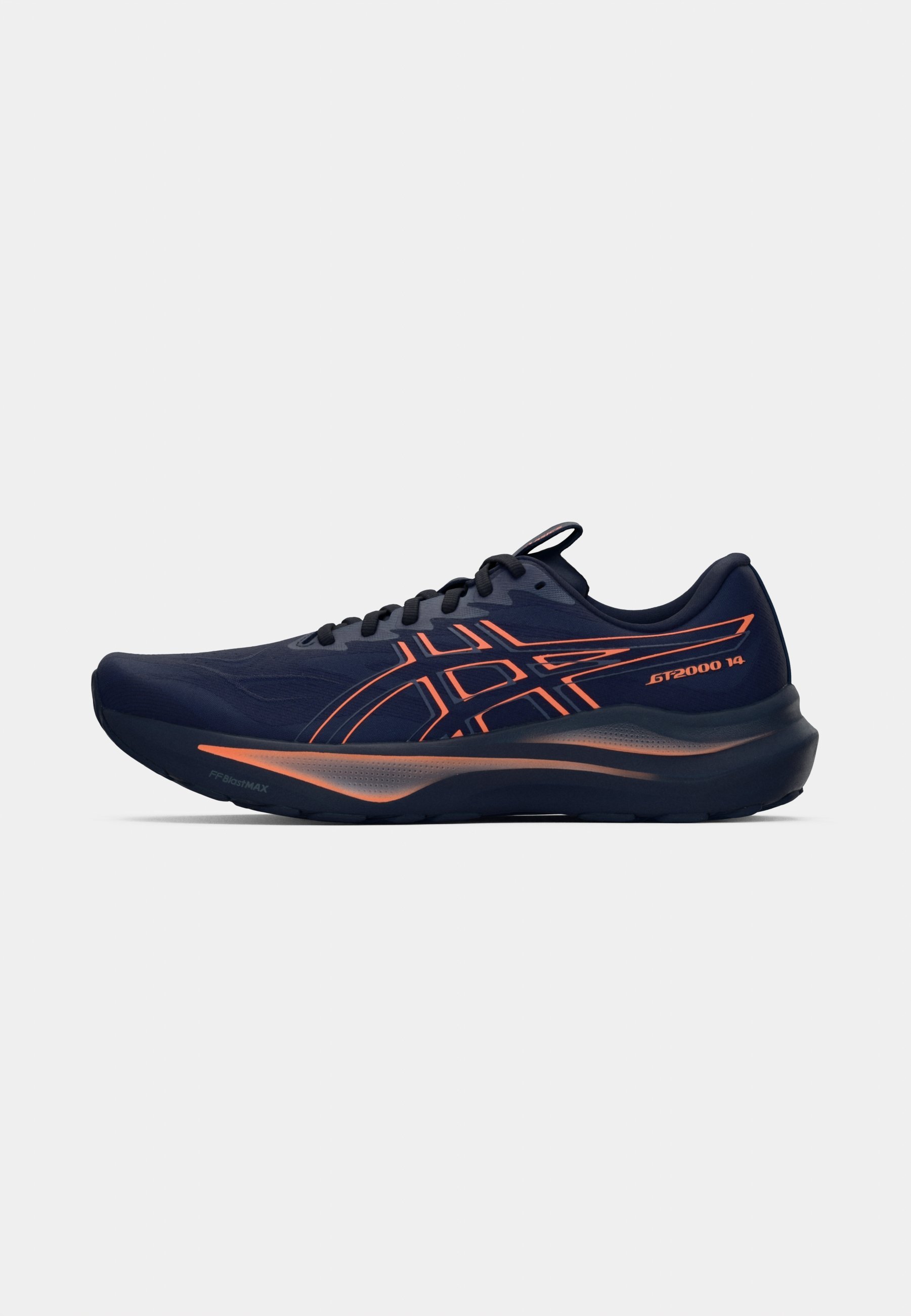ASICS GT 2000 14 - Hardloopschoenen voor op de weg - middernacht/levendig koraal