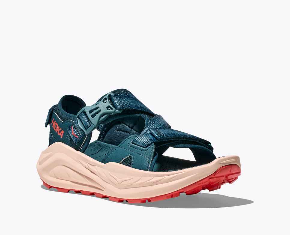 HOKA Infini Hike TC Blue Twilight / Grapefruit